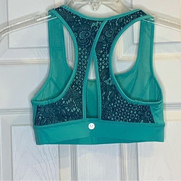 Lululemon Run With The Sun Bra Size 6 Bali Breeze - Picture 5 of 11